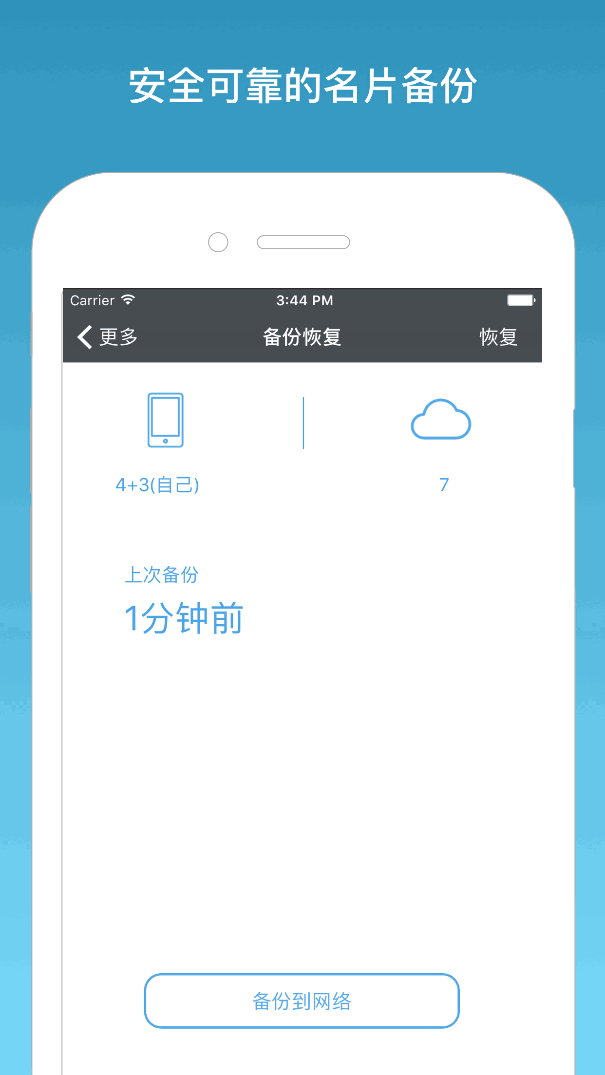 名片一指传
